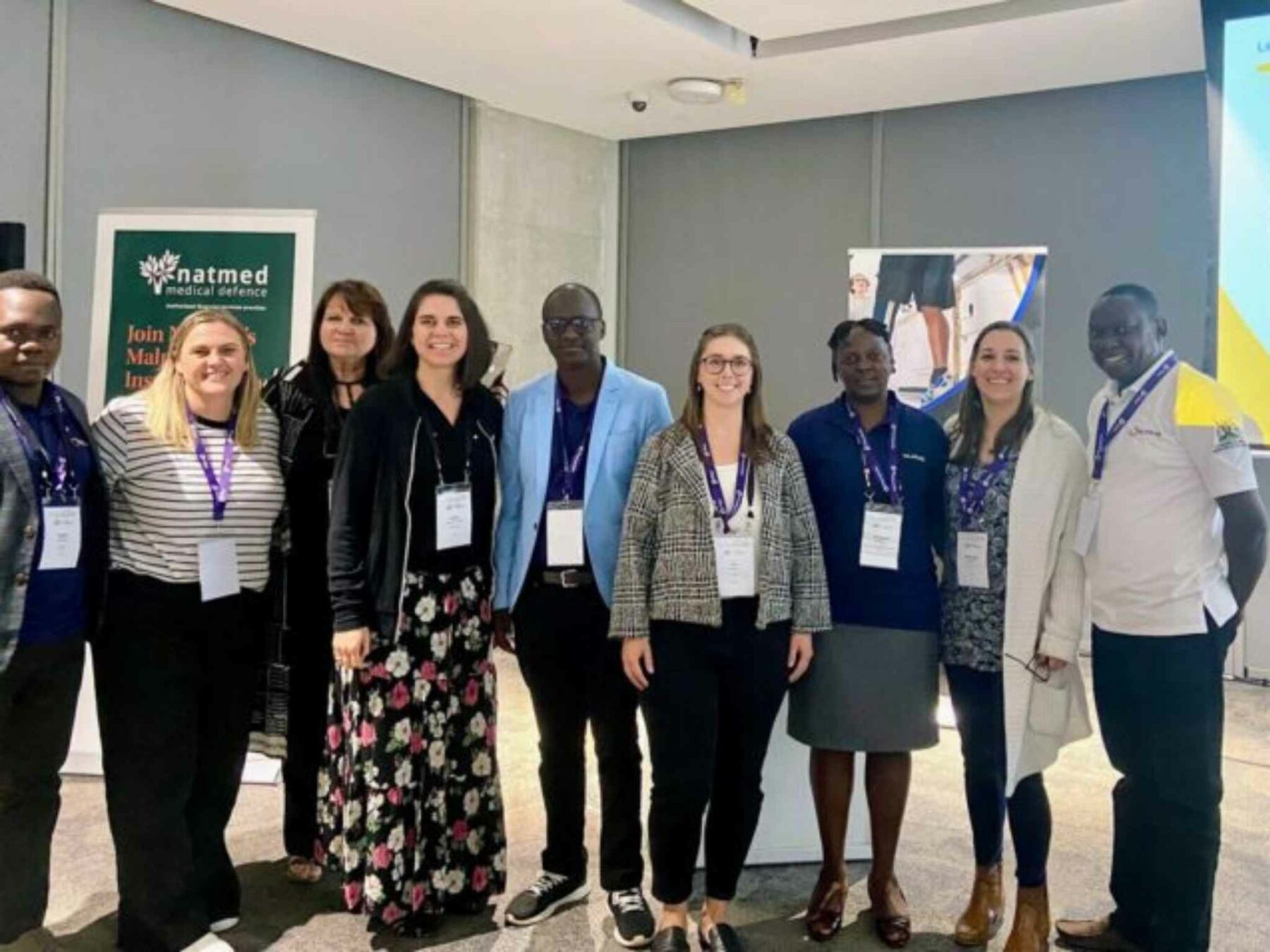 Image of the Physiopedia team and Ugandan colleagues in the World Physiotherapy Africa Region Congress 2024
